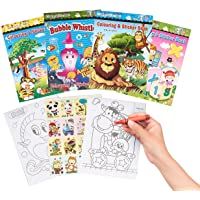 Los mejores  - 24 Mini Libros para Colorear con Pegatinas para Niños| Actividad Creativa para Infantiles| Pequeños Regalos- Regalar…